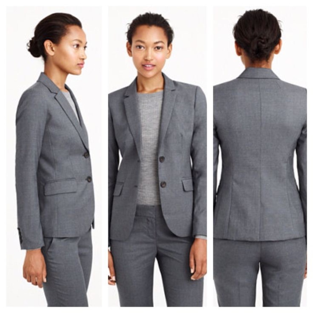 J. Crew 1035 Women's Pantsuit - 100% Wool - Super 120’s